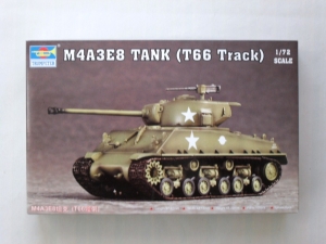 TRUMPETER 1/72 07225 M4A3E8 SHERMAN T66 TRACK